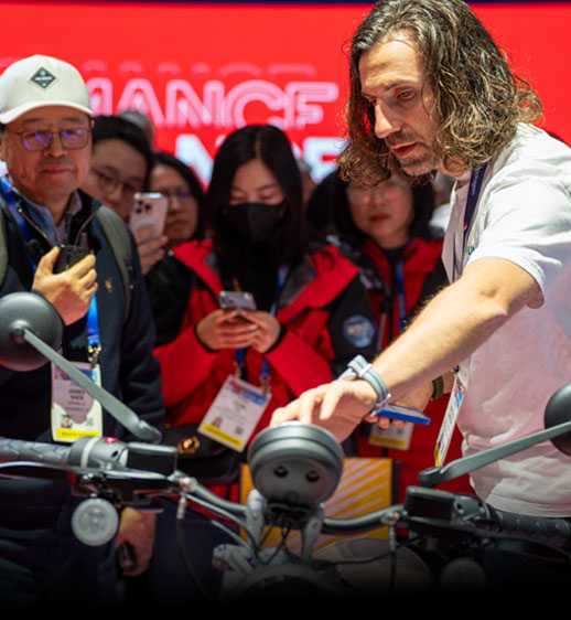 Flying Flea brand at CES event